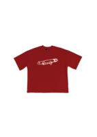 RED PINNED TEE