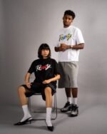 SCRIPT TEE — WHITE