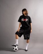 SCRIPT TEE — BLACK
