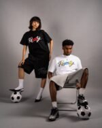 SCRIPT TEE — BLACK
