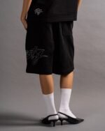 LONGLINE SHORTS — BLACK