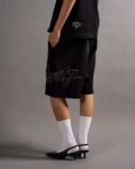 LONGLINE SHORTS — BLACK