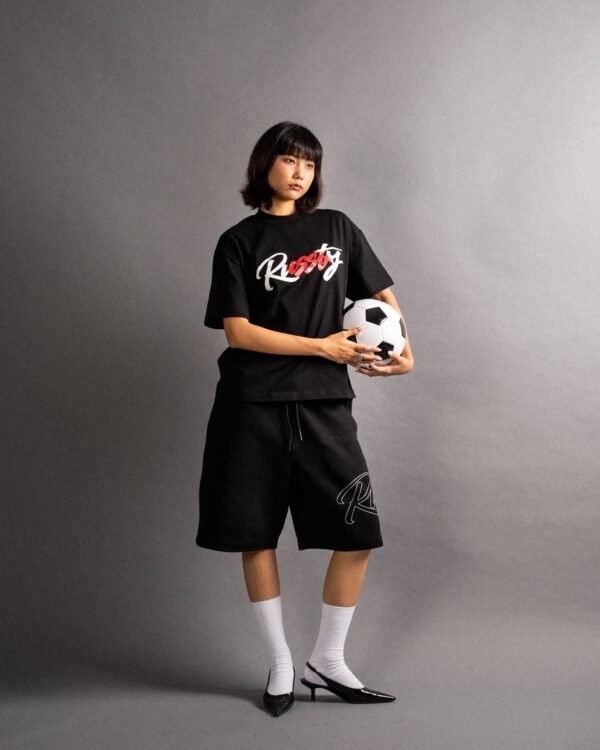 LONGLINE SHORTS — BLACK