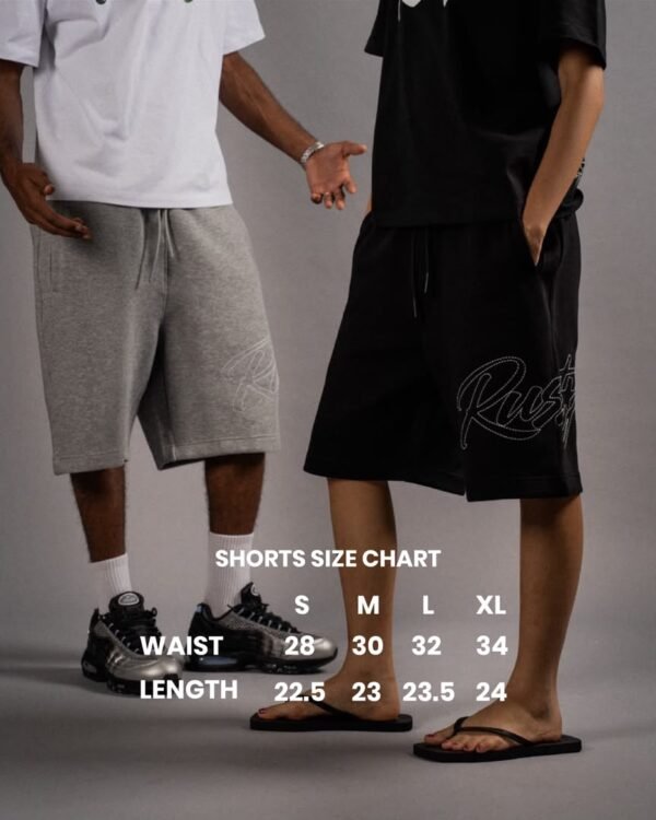 LONGLINE SHORTS — BLACK