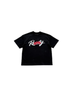SCRIPT TEE — BLACK